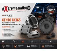 Hertz CK165 Juego de altavoces de componentes de 2 vías 16,5 cm (6,5"), 95 va...