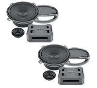 Hertz CK 130 Kit de Altavoces de 2 vías separadas 130 mm 210 W de Pico | 5 pulgadas, 70 W RMS, 210 W de pico, impedancia 4 ohmios, 92 dB, crossover incluido, rejillas incluidas, 65-22500 Hz
