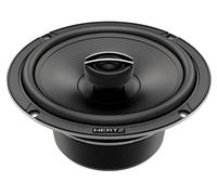 Hertz CPX 165 Altavoces Coaxiales de 2 Vías de 165 mm con Tweeter de Cúpula Tetolon e Imán de Neodimio, Woofer de Papel Prensado Tratado, 95 W RMS, 92 dB, Negro