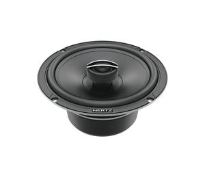 Hertz CPX 165 par de Altavoces coaxiales de 2 vías 165 mm 285 W de Pico | 6,5 pulgadas, 95 W RMS, 285 W de pico, impedancia 4 ohmios, 92 dB, 45-22000 Hz, cono de papel prensado, tweeter 24 mm