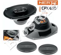 Hertz CPX 690 PRO - Sistema coaxial de 3 vías SET COAX 3Way 6"X9"+ Grille 1 p...