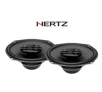 Hertz CPX 690 Altavoz Coaxial 3 Vías 6x9 Pulgadas con Tweeter Concéntrico Pei, Woofer de Papel Prensado, Sensibilidad 94 dB, 360 W Pico, 120 W RMS, 4 Ohmios, Negro