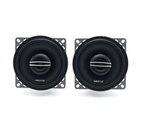 Hertz CX 100 Altavoces Coaxiales De 2 Vías De 100 Mm con Tweeter De Tetolon, Cono SPP-M, Sistema RHFC Orientable, 40 W RMS, 120 W Pico, 92 dB Sensibilidad, Plata