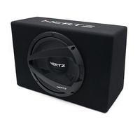 Hertz DBX 25.3 Caja Acústica con Subwoofer de 250 mm Preinstalado, Diseño Sellado, 600 W, Respuesta 32-400 Hz, MDF, Conectividad Bluetooth, Negro, Coche