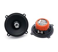 Hertz DCX 130.3 Altavoces Coaxiales de 2 Vías 130 Mm, 80W Potencia 40W Continua, Tweeter Cúpula Pei 15 Mm, Cono Papel Prensado, Impedancia 4 Ohmios, Negro
