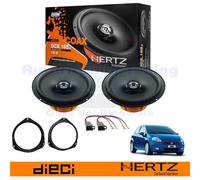 Hertz Dcx 165.3 Set Arcas Altavoces Delanteros Fiat Panda 169 De 2003>2012