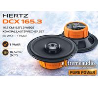 HERTZ DCX 165.3 - SET COAX 2Way 165mm ALTAVOZ 1 PAR NUEVO
