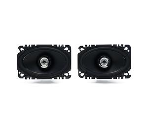 Hertz DCX 460.3 - Altavoces coaxiales de Coche de 2 vías de 4"x6" con Tweeter de cúpula Pei y Cono de Papel tratado para reproducción Lineal, 120 W Pico