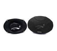 Hertz DCX 690.3 Altavoces Coaxiales de 3 Vías 6x9 Pulgadas, 90W RMS 180W Máx, Sensibilidad 93 dB, Cono Papel Tratado Tweeter Pei, Impedancia 4 Ohmios, para Coche