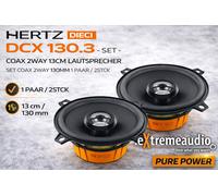 Hertz Altavoces coaxiales DCX 130.3 13 cm Par 80W Woofer y tweeter integrado