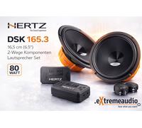 Hertz DSK165.3 Dieci 16,5 cm 2 vías componentes sistema altavoces conjunto...
