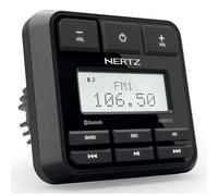 Hertz HMR 15 - Receptor Multimedia Marino con Bluetooth, USB y Entrada AUX - Pantalla LCD 3", Control Remoto, IP66 - Ideal para Barco, Yate o Moto de Agua