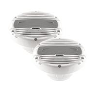 Hertz HMX 6.5-LD 16.5cm Altavoces coaxial Marinos Altavoces coaxial 75W 4Ohm con LED RGB, Blanco | Rango de frecuencia 50Hz - 25kHz | Tweeter : Membrana Pei, imán de neodimio