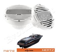 Hertz HMX 6.5 TW Pareja De Altavoces Marino Para Barco 165 Mm 4 Ohm 150W Blanco