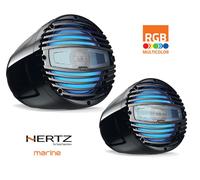 Hertz HTX 8 M-FL-C MARINE TOWER COAX 8'' FLAT Negro Marino / Exterior 1 Par
