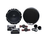 Hertz K 165 Fan Edition - Kit de altavoces (2 vías, con woofer de 165/170 mm, tweeter de 24 mm y crossover integrado, 300 W Peak, 4 ohmios, rejillas incluidas e instalación fácil)