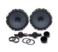 HERTZ K 170 - Sistema de Sonido para Coche de 2 vías con woofer de 170 mm y tweeters Separados, Pico de 280 W, componentes optimizados para instalaciones OEM y Crossover Integrado