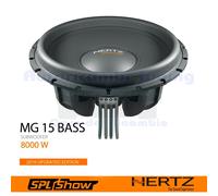 Hertz MG 15 BASS Sub Subwoofer 8000W 38 CM Recambio Grupo Móvil SPL MONSTER