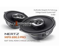 Hertz Mille MPX 690.3 - 6x9 Sistema coaxial bidireccional SET COAX 3Way 6"x...