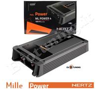 HERTZ Mille Power 4 Amplificador 4x150W RMS 4Ω - 4x250W 2Ω Top Gamma Clase D