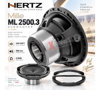 HERTZ ML 2500.3 - SUBWOOFER 25 cm, 4 ohmios, 700 vatios RMS Subwoofer 25 cm