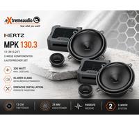 HERTZ MPK 130.3 - KIT 2Way MP 25.3 + MP 130.3 + MPCX 2.3 + Grille Hertz Mille...