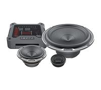 Hertz MPK 163.3 Sistema De Altavoces De 3 Vías con Woofer 165 mm, Midrange MP 70.3, Tweeter MP 25.3, Crossover Pasivo MPCX 3.3, 300 W, 4 Ohm, Color Negro