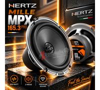 HERTZ MPX 165.3 SET 16.5 cm (6.5") altavoces coaxiales bidireccionales 200 va...