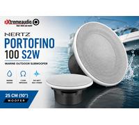 Hertz PORTOFINO 100 S2W Subwoofer Marino Exterior 25 cm (10") 2 Ohm 500 vatios