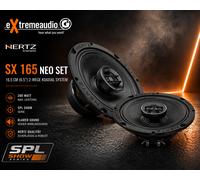 Hertz SX 165 Neo SET COAX 2Way 16,5cm Sistema coaxial bidireccional 1 par SPL...