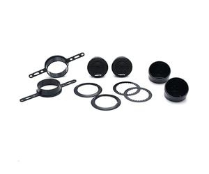 Hertz Tweeter para Coche MP 25.3, 25 mm, 120 W, Imán de Neodimio, Cúpula de Tetolon, Impedancia 4 Ohmios, Respuesta de Frecuencia 1.4 kHz - 22.5 kHz, Negro, Par