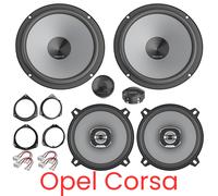 Hertz K 165 kit de altavoces de 2 vías separadas 165 mm 300 W de pico | 6,5 pulgadas, 75 W RMS, 300 W de pico, impedancia 4 ohmios, 93,5 dB, crossover incluido, 55-23000 Hz, tweeter 24 mm