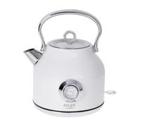 Adler Hervidor AD 1346w Blanco metálico Acero Inoxidable 1850-2200 W 1,7 L