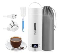 Hervidor Agua Electrico Pequeño, 500ML Hervidor De Agua Pequeño, Hervidor De Viaje Eléctrico Pequeño De Acero Inoxidable 316, Hervidor Eléctrico, Calentador Agua Portatil para Hacer Café, Leche y Té