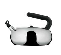 ALESSI Hervidor de agua Bulbul 2,5 l acero inoxidable / negro plata