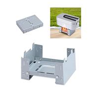 Hervidor AZWOOD Plegable de Alcohol, Quemador de Horno de Bolsillo, Hornillo Mini para Camping, Engrosado para Acampar en Solitario