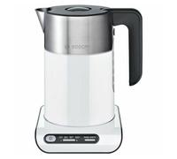 Bosch TWK8611P tetera eléctrica 1,5 L 2400 W Antracita, Acero inoxidable, Blanco