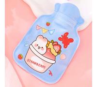 Hervidor compacto con diseño a prueba de fugas y adorables dibujos animados. Alivia la rigidez de hombros y cuello. Ideal para actividades al aire libre(Blue)