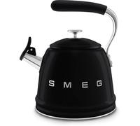 Hervidor de Acero con silbato SMEG WKF01BL Negro (2,3 L)