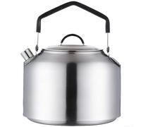 Hervidor de acero inoxidable 304 para camping, cafetera portátil al aire libre y senderismo para estufa de mochilero, para caldera de agua para viajes de picnic (1500 ml)