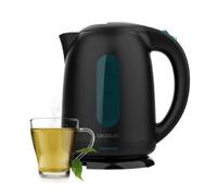 Cecotec Hervidor de agua Thermosense 180 Black. Hervidor Eléctrico de 1,7 litros de capacidad, libre de BPA, con 2200 W de potencia para un calentamiento rápido y eficiente.