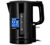 Hervidor de agua Clatronic 1 l | 900 W | Sin BPA | Manejo con una sola mano | Indicador de nivel de agua | Hervidor | Protección contra sobrecalentamiento | WK 3834 negro