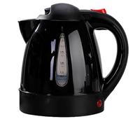 Hervidor de agua de 12 V, calentador de agua eléctrico de acero inoxidable de grado alimenticio de 1 litro con apagado automático y protección antiseco, hervidor portátil para vehículos (negro)