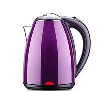 Hervidor de agua de 2 litros de gran capacidad, aislamiento térmico de doble capa, antiquemaduras, anillo calefactor en forma de 1500 W, cable de alimentación de cobre completo extendido, acero