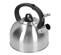 Hervidor de agua de 3 litros, hervidor de agua de acero inoxidable, inducción, hervidor de silbato, tetera silbante con mango para inducción y gas