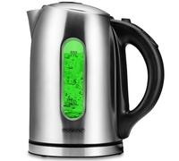 Hervidor de agua de acero, 1,7L, 2200W, sin cable