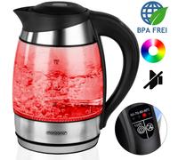 Hervidor de agua de acero, 1,8L, 2200W, sin cable