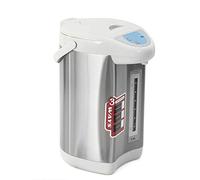 Hervidor de agua de acero inoxidable, dispensador de agua caliente de 750 W, termo, dispensador de 4 L, función de mantenimiento del calor, con funciones de seguridad (gris)