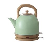 Hervidor de agua de ebullición rápida de 5 l, acero inoxidable 304 cepillado, para agua caliente, té o café | Base giratoria, gran capacidad, verde, 5 l