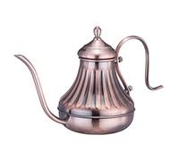 Hervidor de agua de goteo de café, de cuello largo, acero inoxidable, boca fina, cuello de cisne, descalcificador